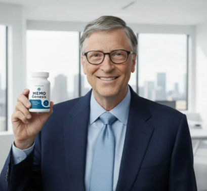 Bill Gates with Memo Genesis
